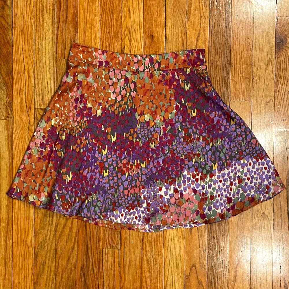 Forever 21 Women's Mini Skirt Multicolor Floral Size Small